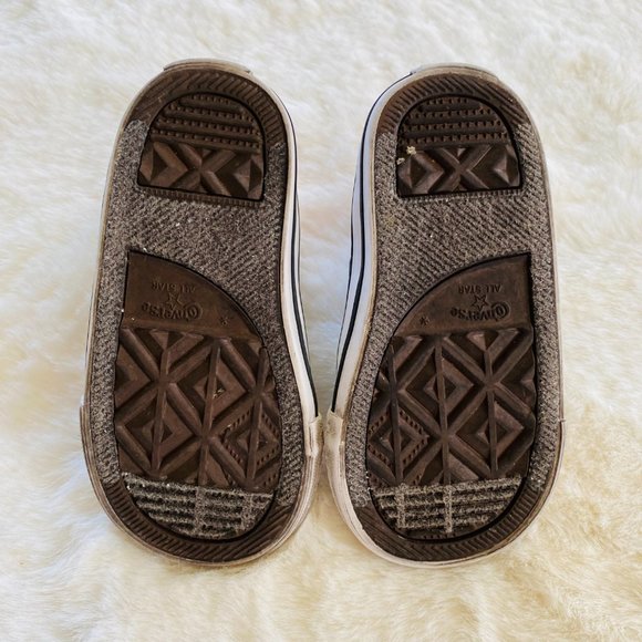 Converse Chuck Taylor All Star Hi-Top Toddler Sneakers Shark Pattern size 5 - Picture 7 of 8